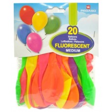 20 Palloncini Fluo Medium - PB030FL